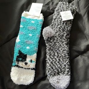 brand new fuzzy socks
